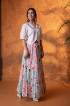 Pastel Bloom Co-Ord Set for Women | Floral Summer Chic Wear