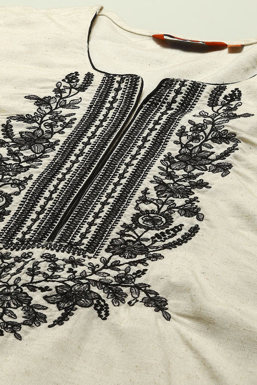 Embroidered Rayon Straight Kurta for Women | Elegant Minimal Ethnic Wear