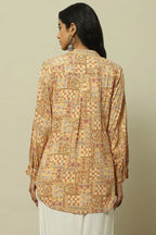 Mustard Shirt-Style Kurti – Everyday Elegance Edition